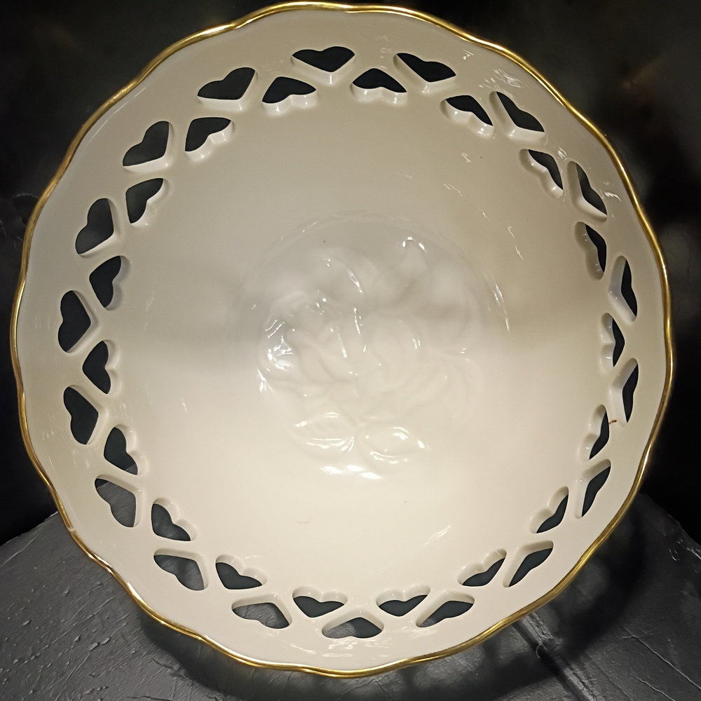 Lenox Ivory Bowl with Gold Accent